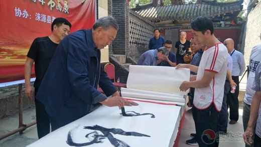 涞源县宗教界庆祝建国70周年书画展在泰山宫举办