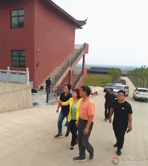 南京市江宁高新区副书记一行检查方山洞玄观安全工作-道音文化