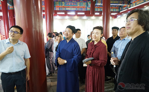 北京市海淀区宗教界庆祝新中国成立70周年书画艺术展开幕