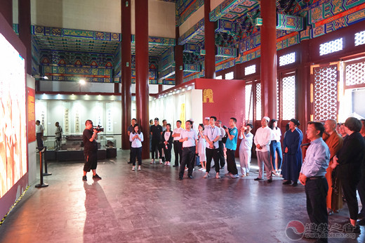 北京市海淀区宗教界庆祝新中国成立70周年书画艺术展开幕