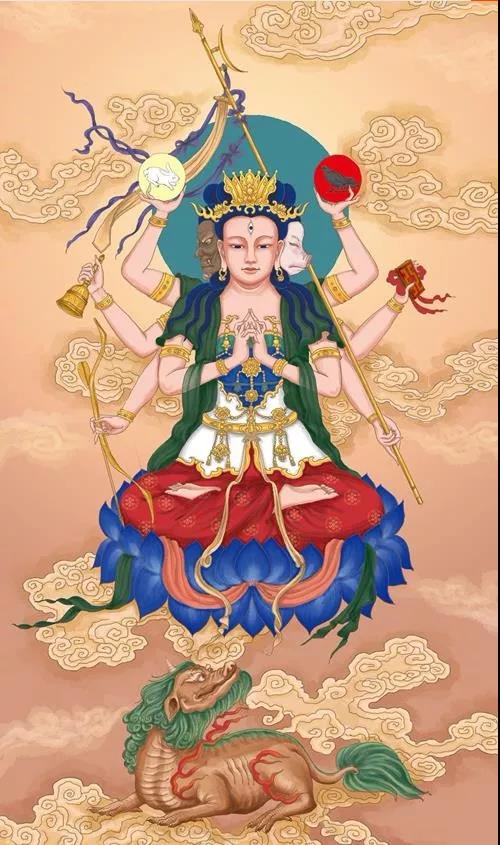 斗姥元君：斗极至尊精运元炁屡化身，三光圣母广施法力传道德