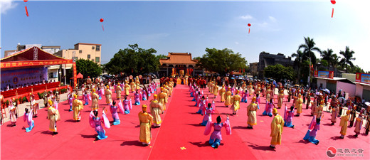 广东省陆丰市福山妈祖旅游区举行民俗文化活动