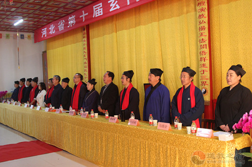 河北省第十届玄门讲经交流会在廊坊霸州市华山古庙开幕-道音文化
