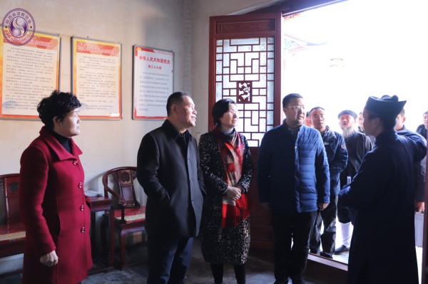 陕西省民宗委副主任一行调研宝鸡龙门洞-道音文化