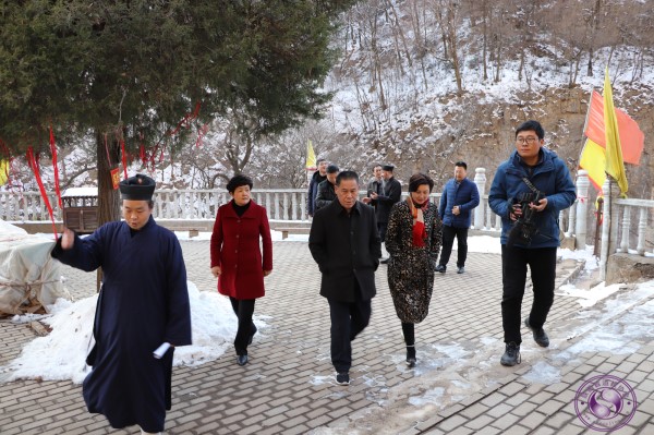 陕西省民宗委副主任一行调研宝鸡龙门洞-道音文化