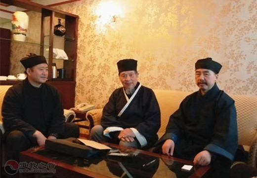 山东省道教协会会长一行看望中国道教协会咨议委员会副主席刘怀元道长-道音文化