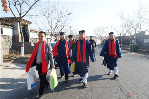 河北省秦皇岛市抚宁区天马山玄真观举行2020元旦“迎新年 送温暖”活动-道音文化