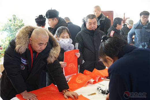 河北省秦皇岛市抚宁区天马山玄真观举行腊八节施粥送春联公益活动-道音文化