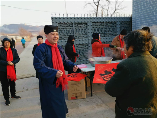 河北省秦皇岛市抚宁区天马山玄真观举行腊八节施粥送春联公益活动-道音文化