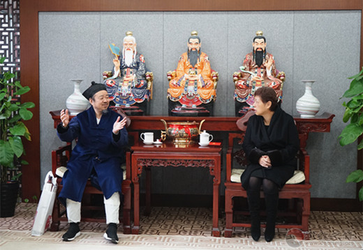 北京市委常委、统战部部长齐静春节前走访慰问市道协负责人-道音文化