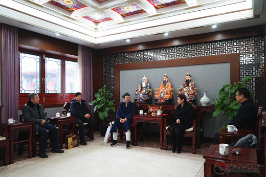 北京市委常委、统战部部长齐静春节前走访慰问市道协负责人-道音文化