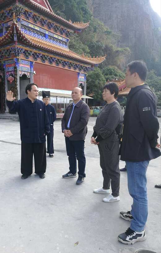 广西贵港市民宗委韦永弼一行到白石山三清观走访慰问-道音文化