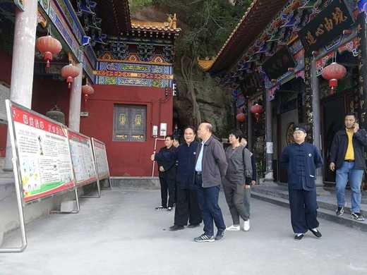 广西贵港市民宗委韦永弼一行到白石山三清观走访慰问-道音文化