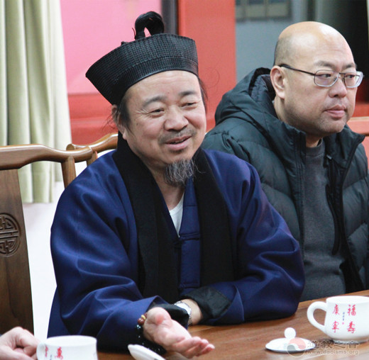 北京市人大常委会副主任李颖津一行走访西城区道教协会