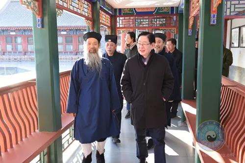 中央统战部副部长、国家宗教事务局局长王作安到中国道教协会走访慰问-道音文化