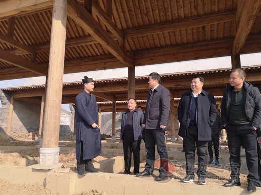 汉中市汉台区委书记曹宇检查区道教场所-道音文化
