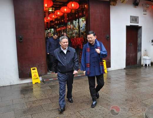 上海市副市长、市公安局局长龚道安到上海城隍庙 检查应对疫情措施落实情况-道音文化