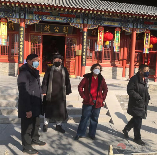 北京市民族宗教委主任钟百利检查怀柔区关公庙防疫工作-道音文化
