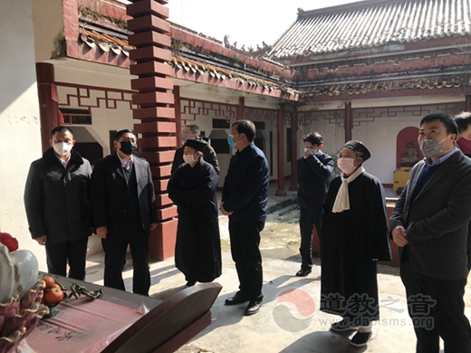湖南省民宗委党组书记、主任向恩明到南岳视察指导宗教界新型冠状病毒防控工作-道音文化