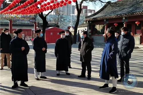 中央统战部副部长、国家宗教事务局局长王作安到中国道教协会检查指导疫情防控工作-道音文化