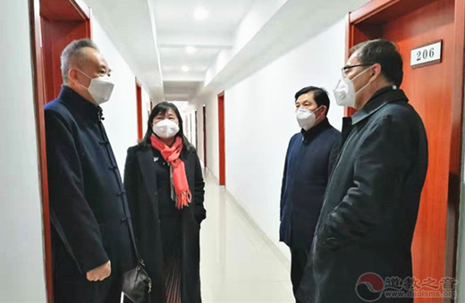 江苏省委统战部副部长、省民宗委主任陈正邦赴省道协检查指导疫情防控工作-道音文化