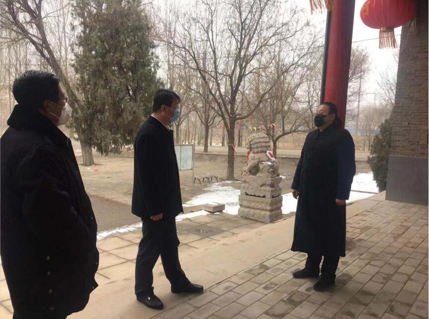 山东省临清市委常委、统战部部长到临清市道教协会检查疫情防控工作-道音文化