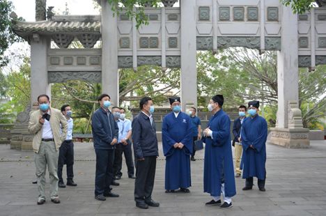 海南省委常委、统战部部长肖杰检查指导海南省道教界疫情防控工作-道音文化