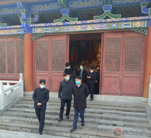 镇江市委常委、统战部长孙晓南调研润州道院防疫与消防安全工作-道音文化