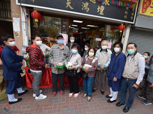 香港国际道教文化协会于老君圣诞日派发口罩助力疫情防控-道音文化