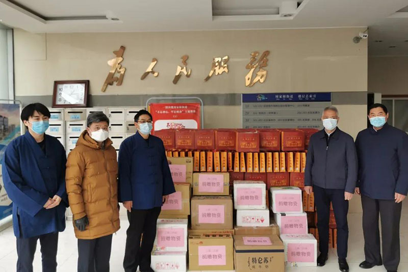 上海市长宁区三泾庙捐赠物资助力社区防疫-道音文化