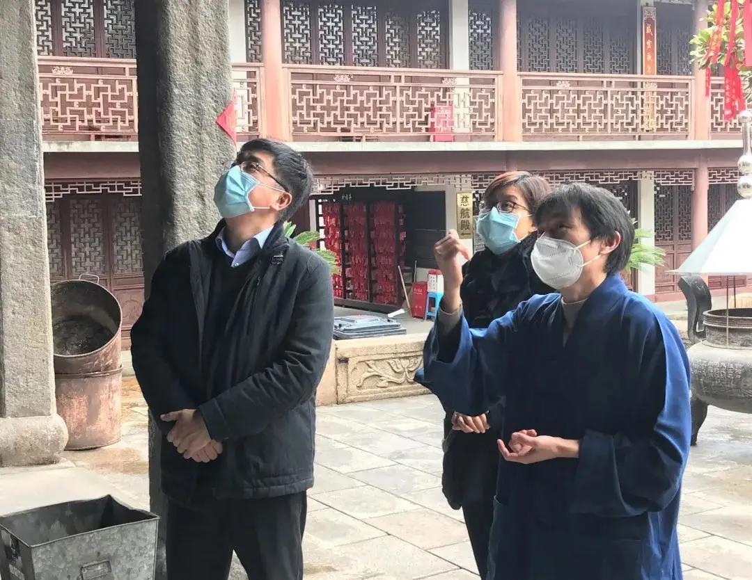 上海市青浦区委统战部长赴朱家角镇调研宗教活动场所疫情防控工作-道音文化