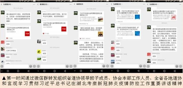 湖北省道教界深入贯彻落实习近平总书记重要讲话精神 慎终如始抓紧做实做细疫情防控工作-道音文化