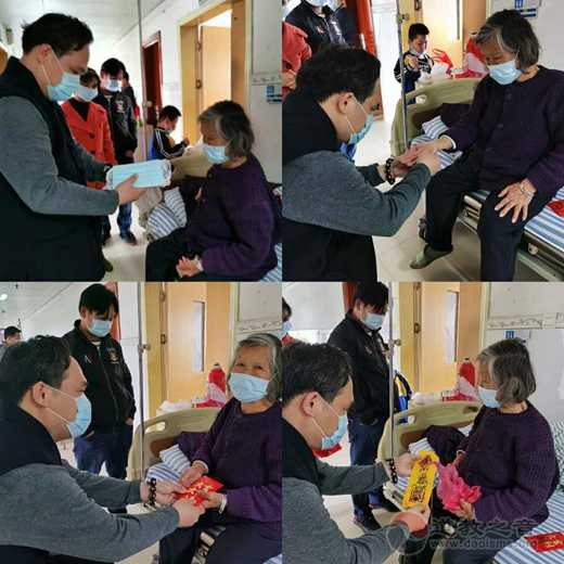 广西道教协会副会长陈应伟道长一行疫情期间到医院慰问住院信众-道音文化