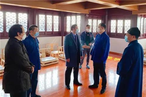 上海市民宗局副局长王凡一行赴上海道教学院了解疫情防控工作和复学相关情况-道音文化