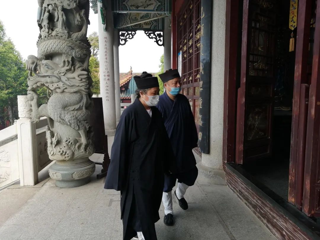 湖南省道协会长黄至安方丈督导和慰问邵阳市道协疫情防控工作-道音文化