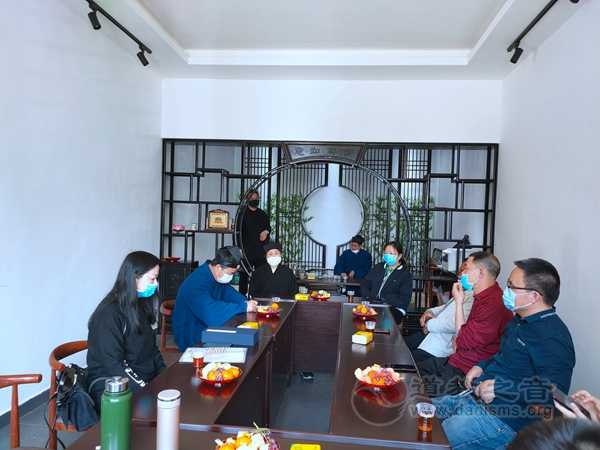 湖南省道教协会会长黄至安道长慰问省基层道协宫观-道音文化