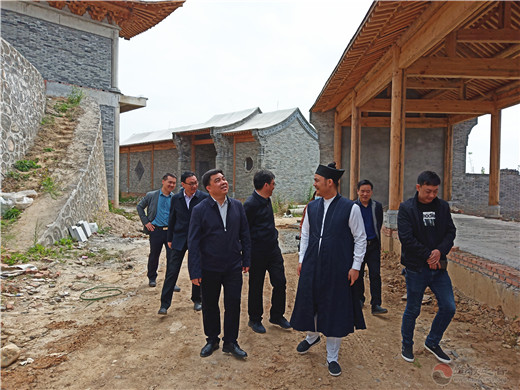 陕西省汉中市副市长邱仕伟一行调研太极观-道音文化