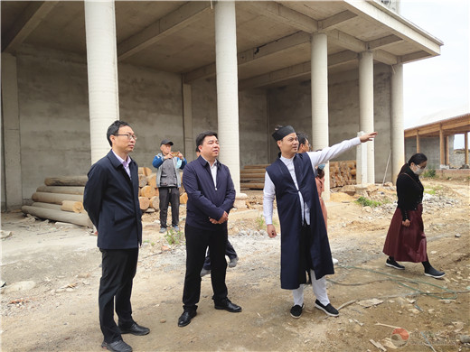 陕西省汉中市副市长邱仕伟一行调研太极观-道音文化