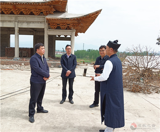 陕西省汉中市副市长邱仕伟一行调研太极观-道音文化