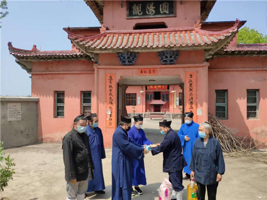 湖北省道协副会长刘信峰道长赴分管辖区道观进行防疫检查和慰问-道音文化