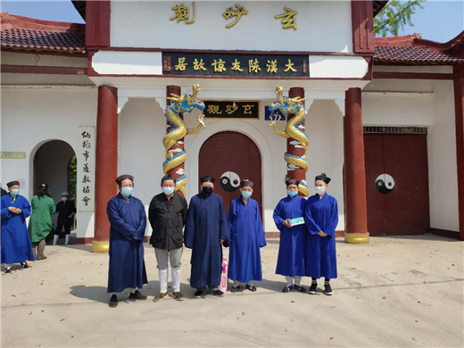 湖北省道协副会长刘信峰道长赴分管辖区道观进行防疫检查和慰问-道音文化