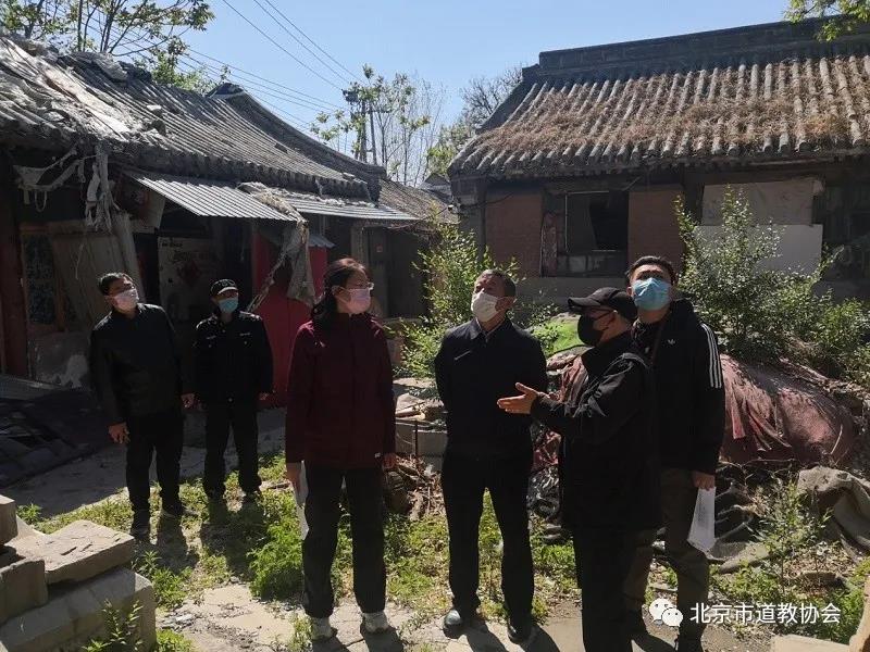 北京市民族宗教委副主任孙启、巡视员红波到海淀区立马关帝庙调研-道音文化