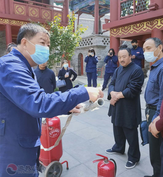 山东省青州市委统战部检查组赴三官庙检查消防安全工作-道音文化