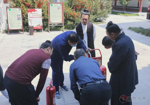 山东省青州市委统战部检查组赴三官庙检查消防安全工作-道音文化