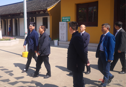 中国道教协会副会长兼秘书长张凤林道长莅临昆山市石牌东岳庙指导-道音文化
