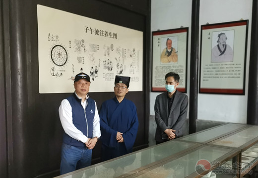 常州市武进区政协副主席单骏初调研白龙观-道音文化