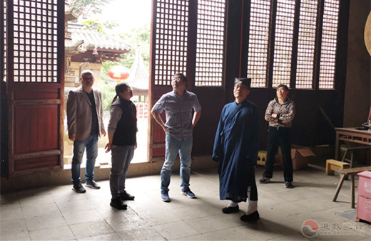 常州市文化广电和旅游局督查白龙观文物保护工作-道音文化