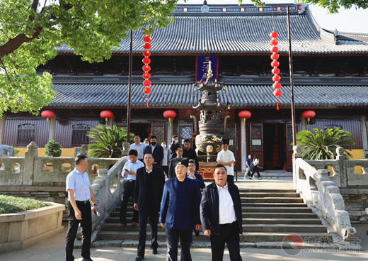江苏省淮安市民宗系统干部调研苏州玄妙观-道音文化
