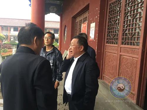 江苏省淮安市委统战部副部长胡长青到镇江市润州道院调研-道音文化