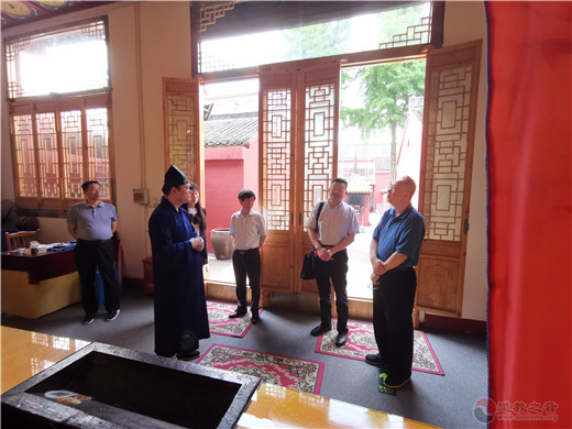 江苏省民宗委携省道协领导督查常州武进区道教活动场所安全工作-道音文化